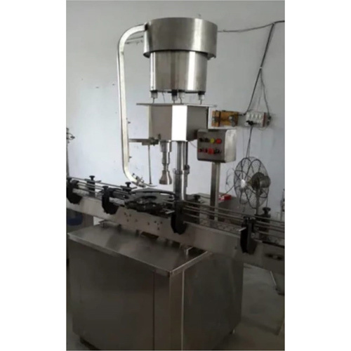 Automatic Bottle Capping Machine - Color: Silver
