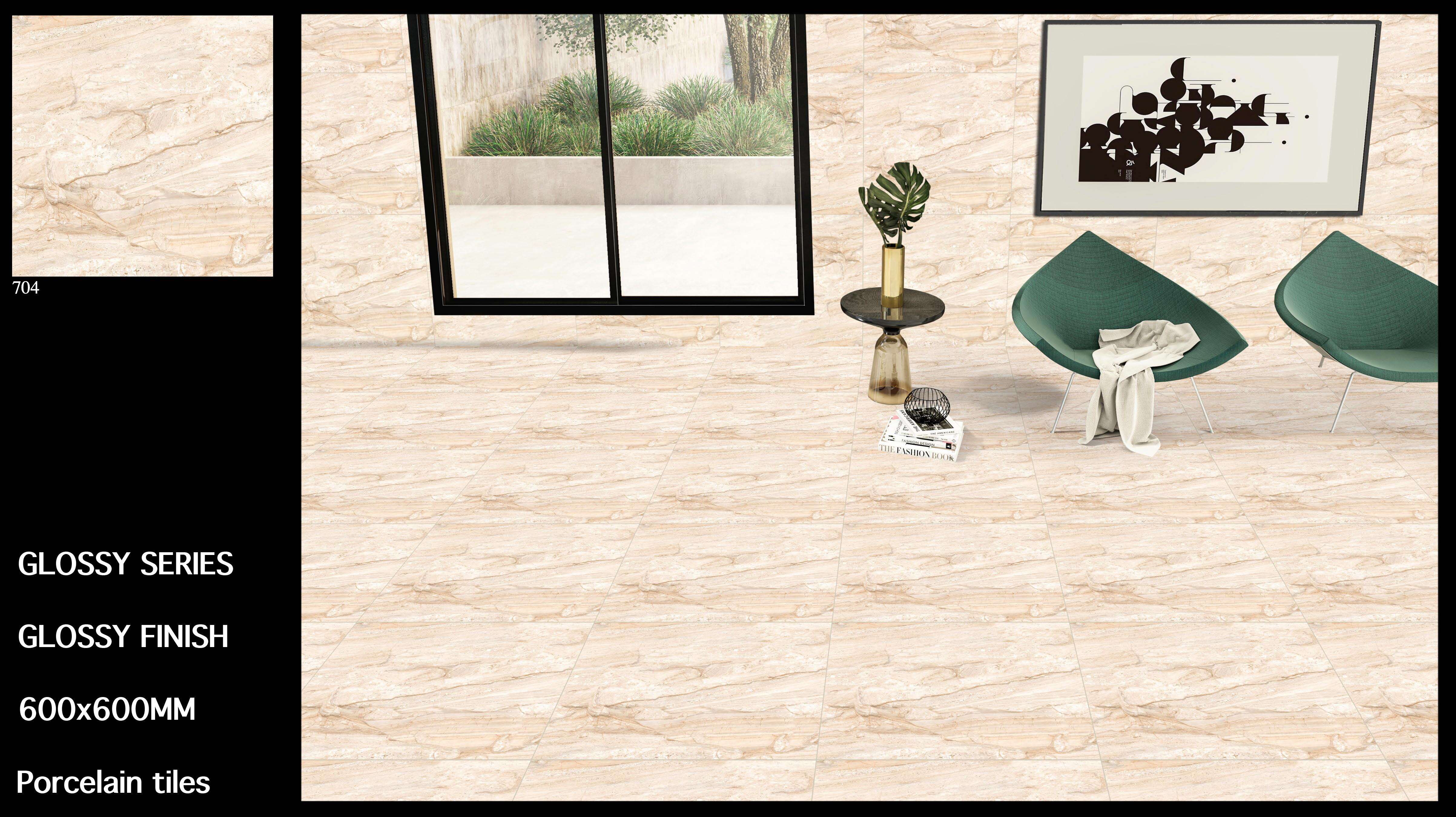 2x2 Glossy Porcelain Tiles