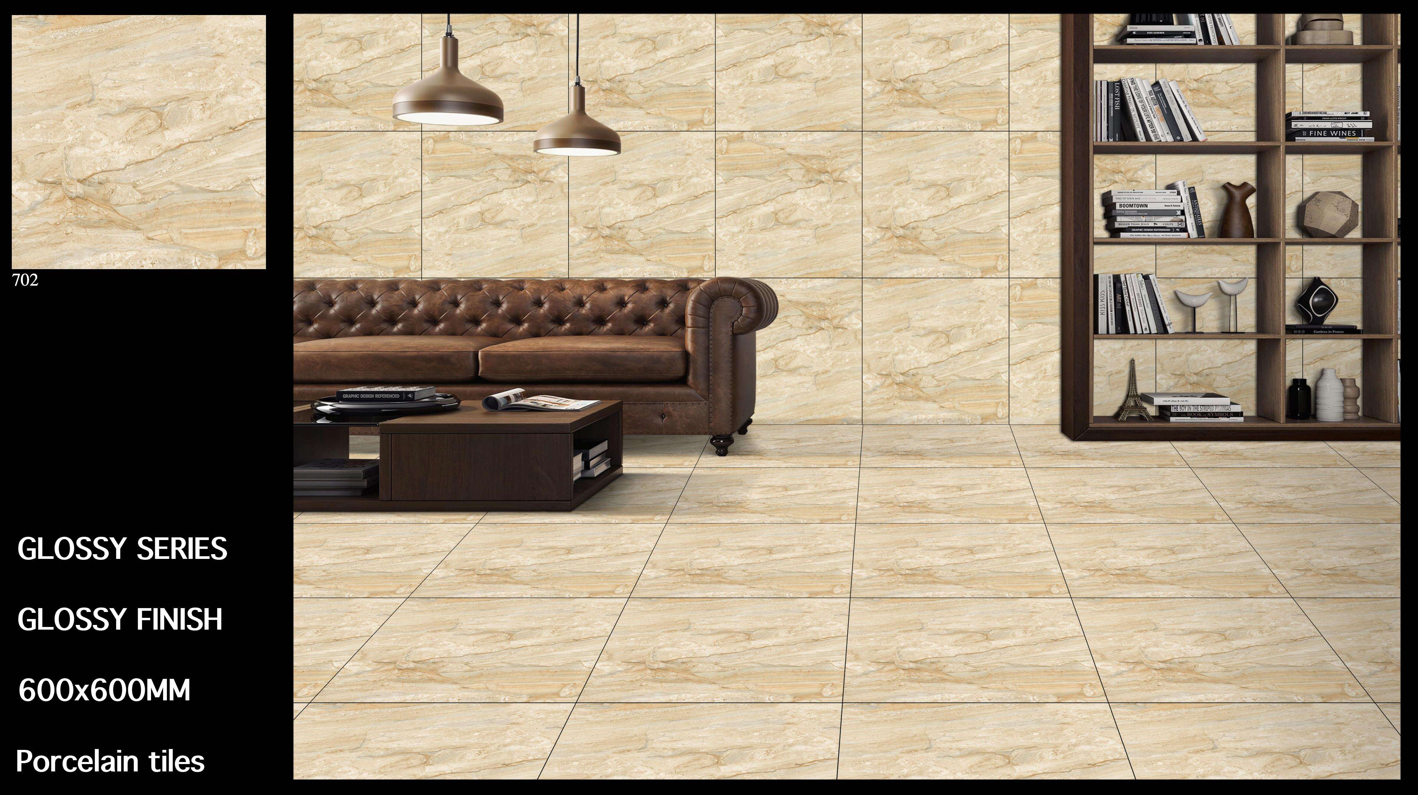 2x2 Glossy Porcelain Tiles