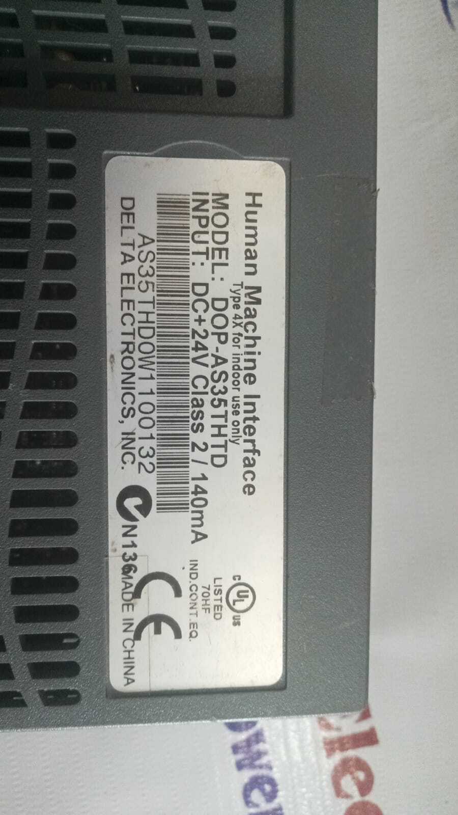 Delta Dop-as35thtd Not Working Hmi