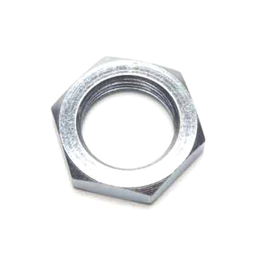 Lock Nuts - Carbon Steel, Hex Head Type, Silver Color, Galvanized Finish | Industrial Grade, Durable for Long-Lasting Performance