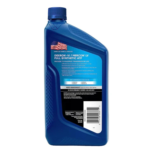 Valvoline Dexron-vi Mercon Lv Automatic Transmission Fluid Application: Industrial
