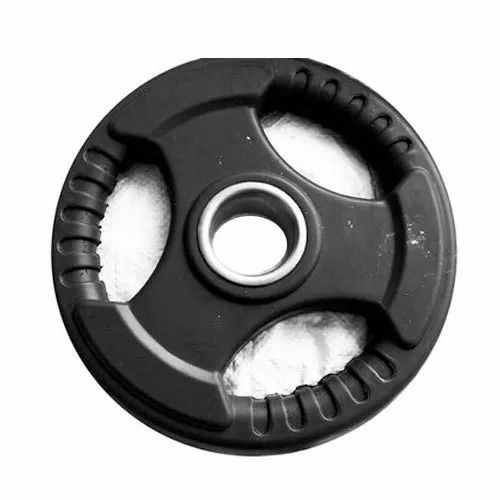 Black Rubber Plate - Manual Operation | Commercial Grade, Muscle Tone Up, Warranty Included