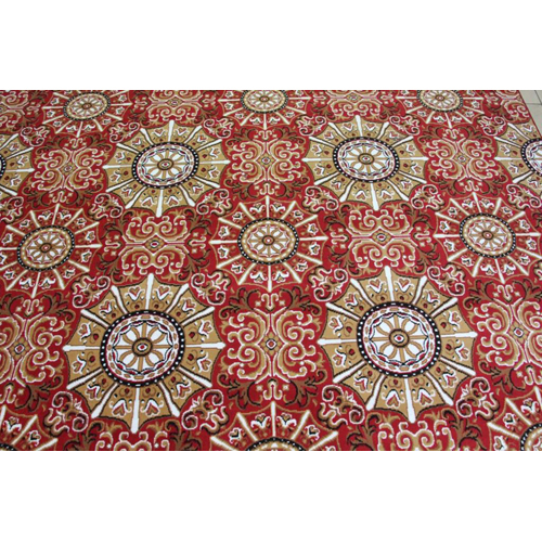 Designer Carpet - Quality Polyester Base, 12 Ft Roll Width X Minimum 70 Ft Length | Modern Printed Rectangle For Commercial Use