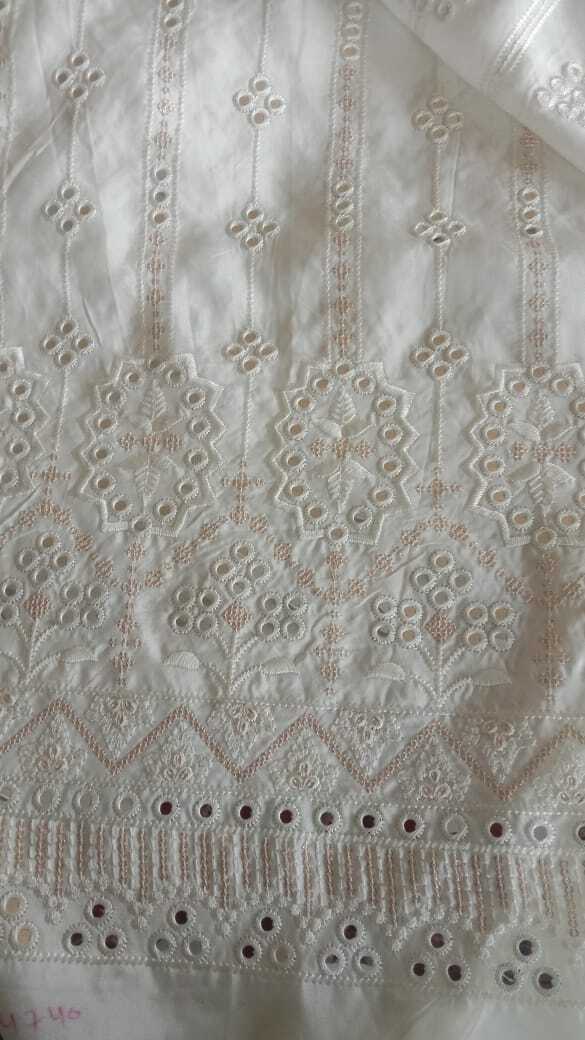 Raw Silk Silfi Work - Color: Multicolor