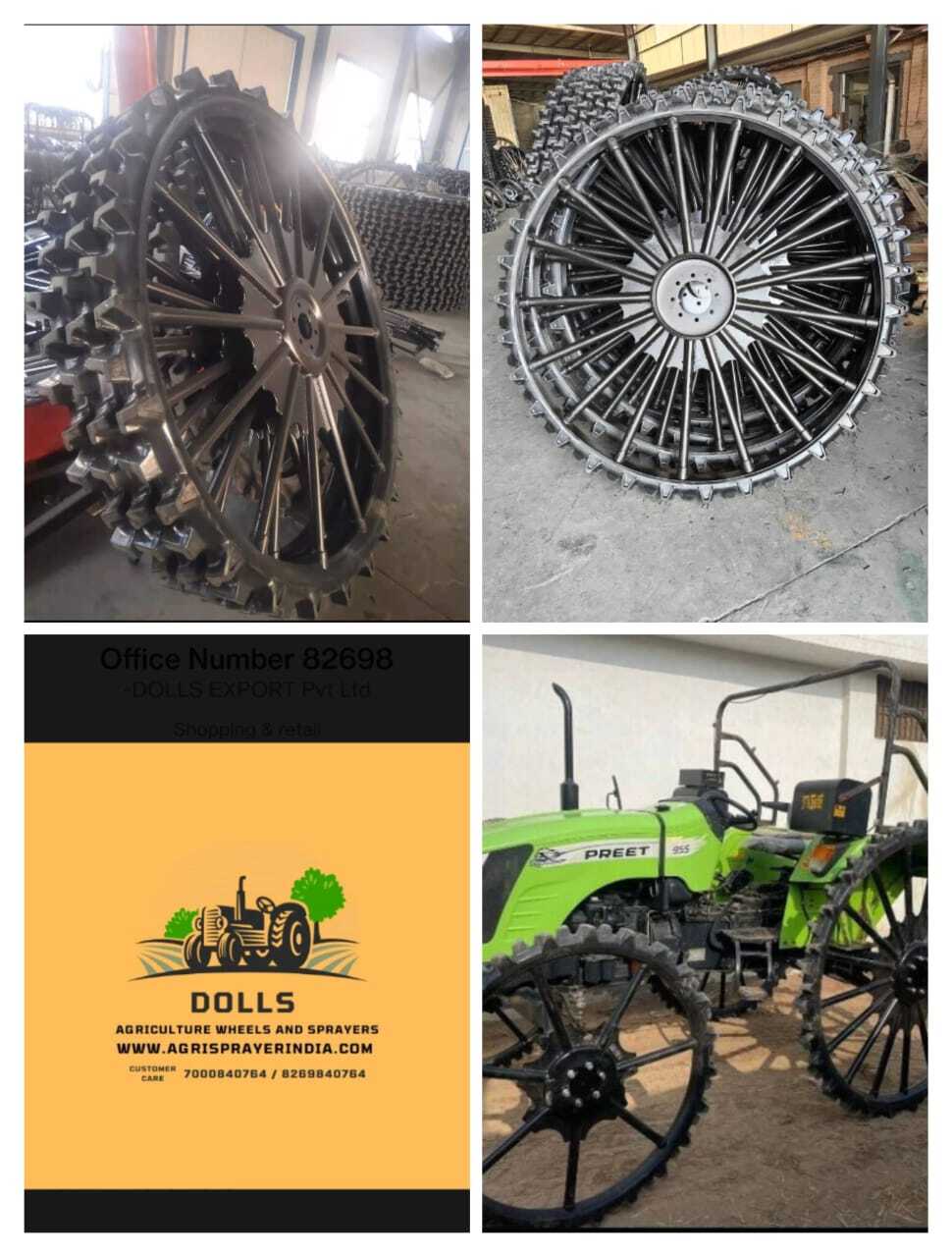 Tractor Tyer Wheel - Capacity: 500 Kg/day