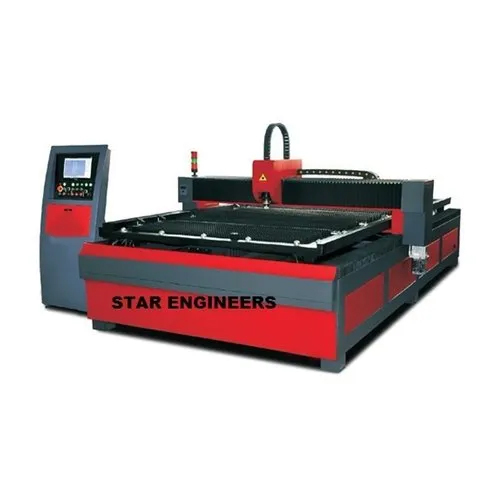 Laser Metal Cutting Machine - Fiber Laser, 6000 X 1500 Mm, Black | Maximum Acceleration 1 G, Repeat Accuracy ±0.03 Mm, Cnc Control System