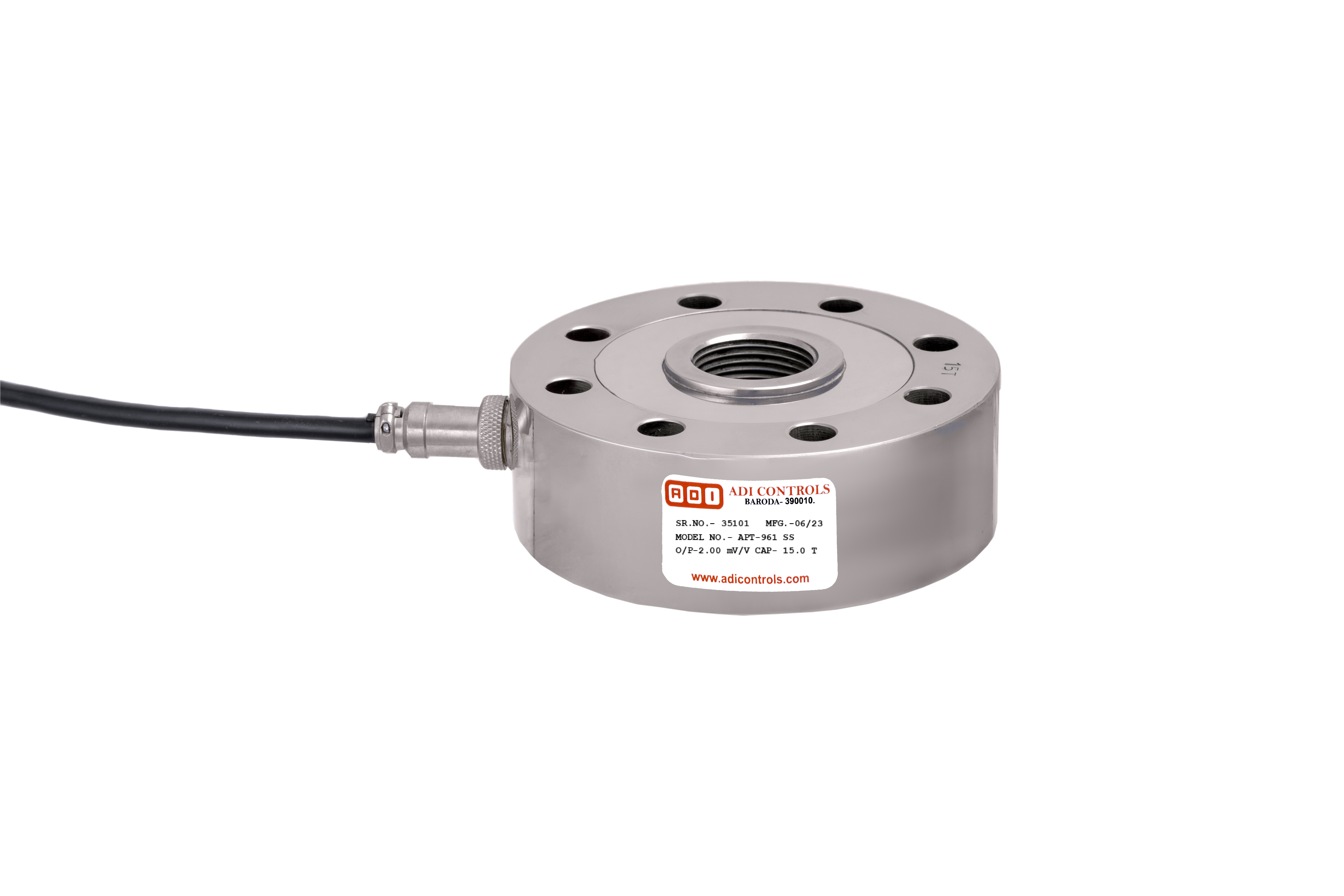 Adi Thread Type Pan Cake Loadcell Apt-961 - Application: Applications For This Load Cell Are Compression Testing
