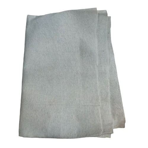 Plain White Buckram Fabric - 31 Inches Wide, Pure Cotton Material | Washable, Plain Texture, Suitable for Industrial Apparel