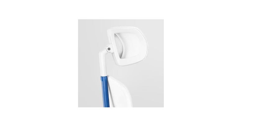 Gaming Chair - White Finish, Depth: 66 Cm, Max Height: 132 Cm, Seat Height Adjustable From 47 Cm To 59 Cm | Ergonomic Design, Neck & Armrest Adjustment