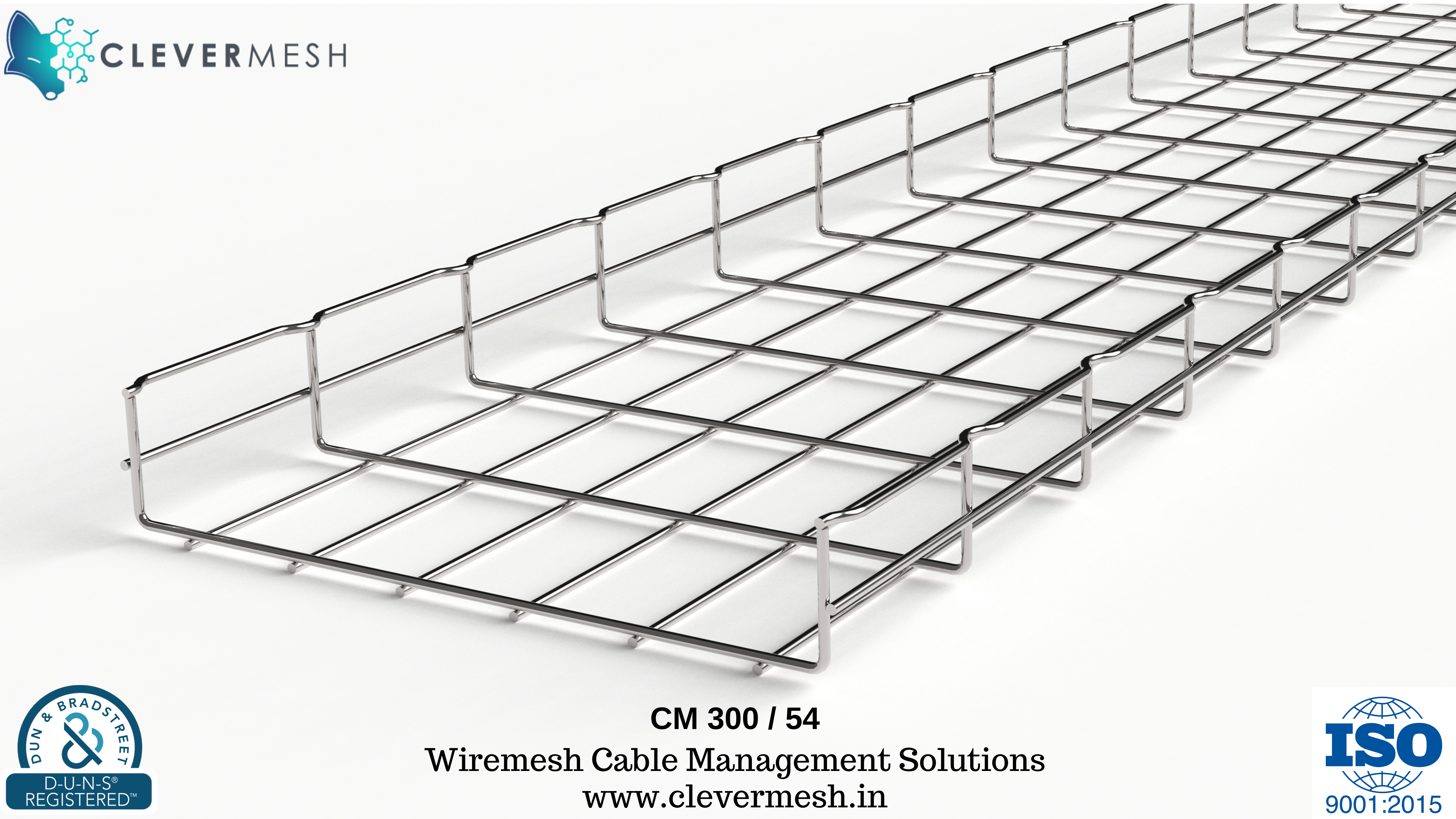 Ss304 Wiremesh Cable Trays - Stainless Steel Electropolished, 4/5/6mm Thickness, Standard Length 2.5/3m, Silver Finish | Durable Wire Mesh Design