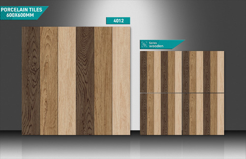 600x600 मिमी पोर्सेलिन लकड़ी के टाइल्स