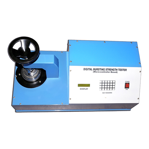 Digital Bursting Strength Tester Micro Processor Based Application: Industrial