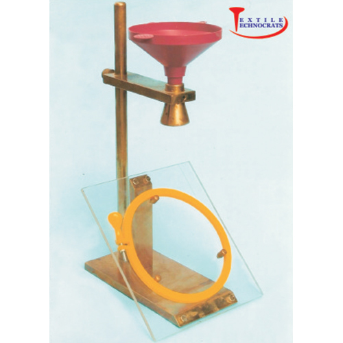 Spray Strength Tester - Stainless Steel Frame, 45 Degree Fixed Angle | 4.5 kg Weight, Electric Power Supply, Golden Color, Includes 500ml Beaker and Accessories