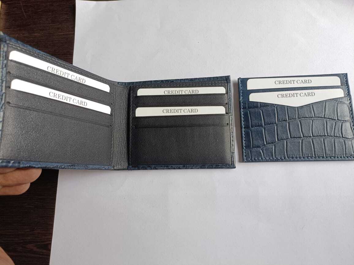 Leather Wallet - 100% Genuine Leather, Stylish Bi-fold Design With Elegant Stitching And Multiple Card Pockets
