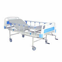  ABS पैनल और एल्युमिनियम रेलिंग में हॉस्पिटल फुल फाउलर बेड 