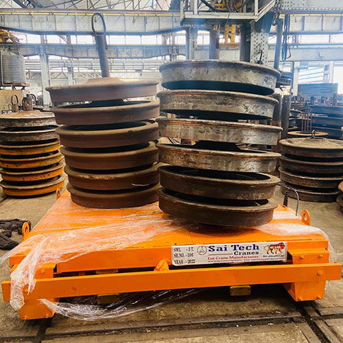 Material Transport Trolley - Color: Orange/Yellow