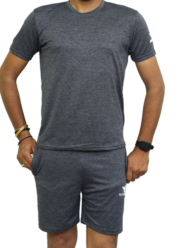 Round Neck Relaxed Cotton Short Sleeves T-shirt - 100% Cotton, Sizes S, M, XL, XXL, Color: Black | Washable, Classic Style for Casual Wear