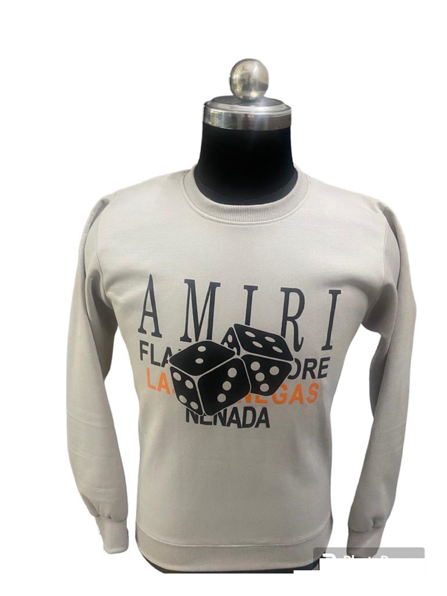 Sweatshirt Round Neck Dlb-103 - Cotton Blend, M-xxl, Olive Green | Comfortable Fit, Durable Material, Soft Fabric, Stylish Design, Unique Print