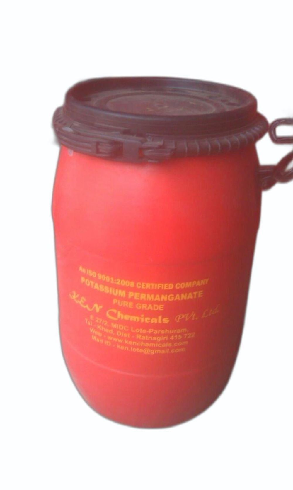 Potassium Permanganate - Industrial Grade Powder, 2.7 G/cm3 Density, Odorless, Decomposes In Alcohol And Organic Solvents, Chameleon Mineral