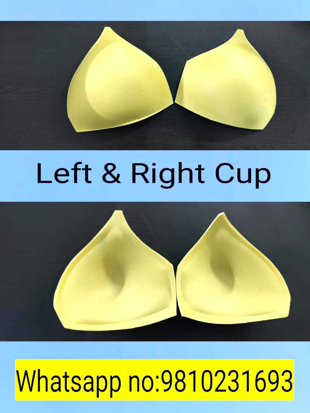 Bra Cups - Premium Foam Padding, Adjustable Supportive Design For Maximum Comfort