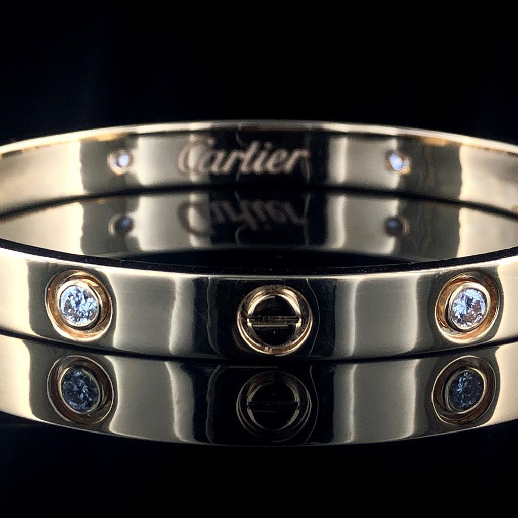 Cartier Bracelet Diamond Carat Weight: 0.42 Carat