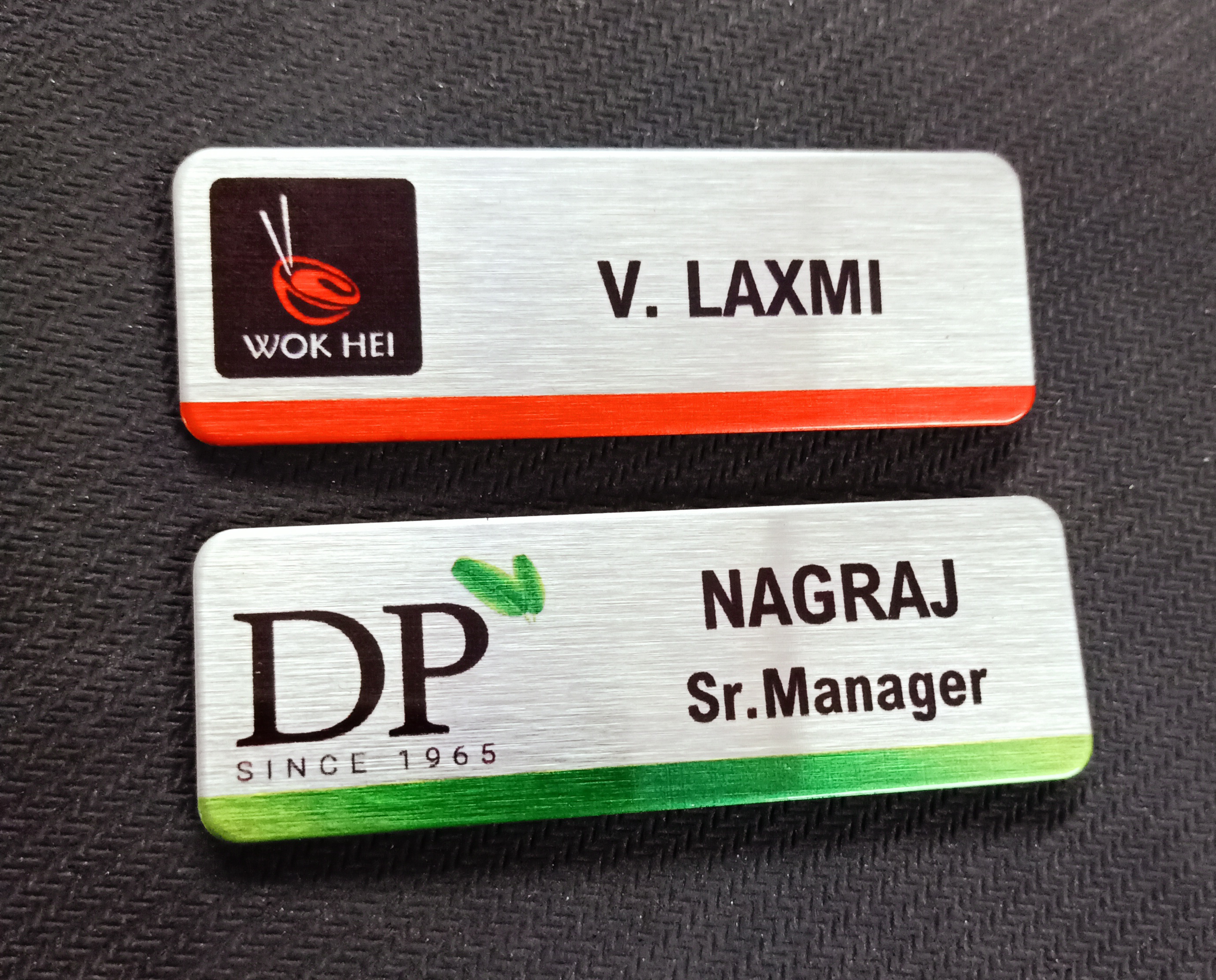 Multicolour S.s. Name Badge