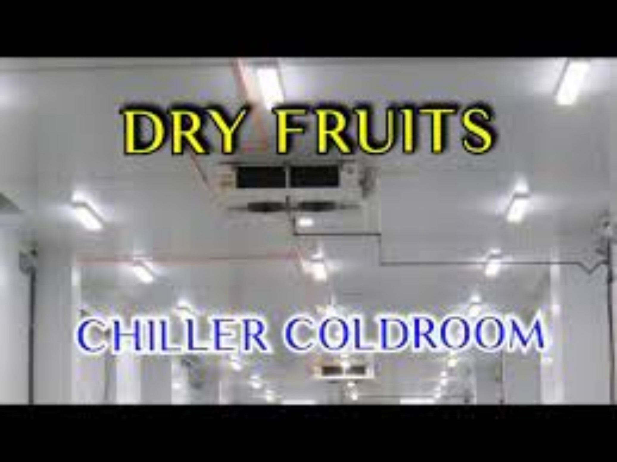 White Dry Food Cold Room