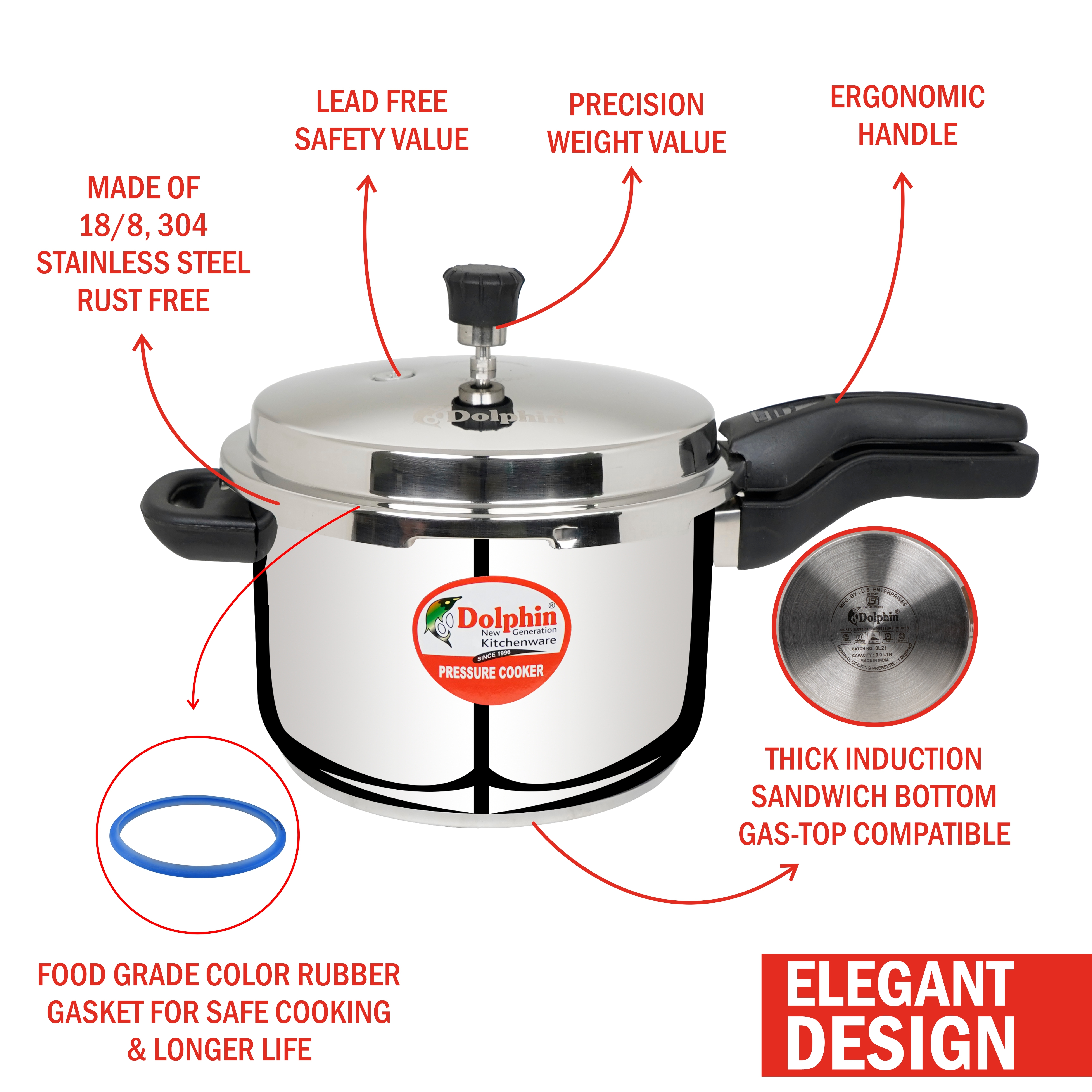 Gray Pressure Cooker at Best Price in Ahmedabad, Gujarat Bhagat