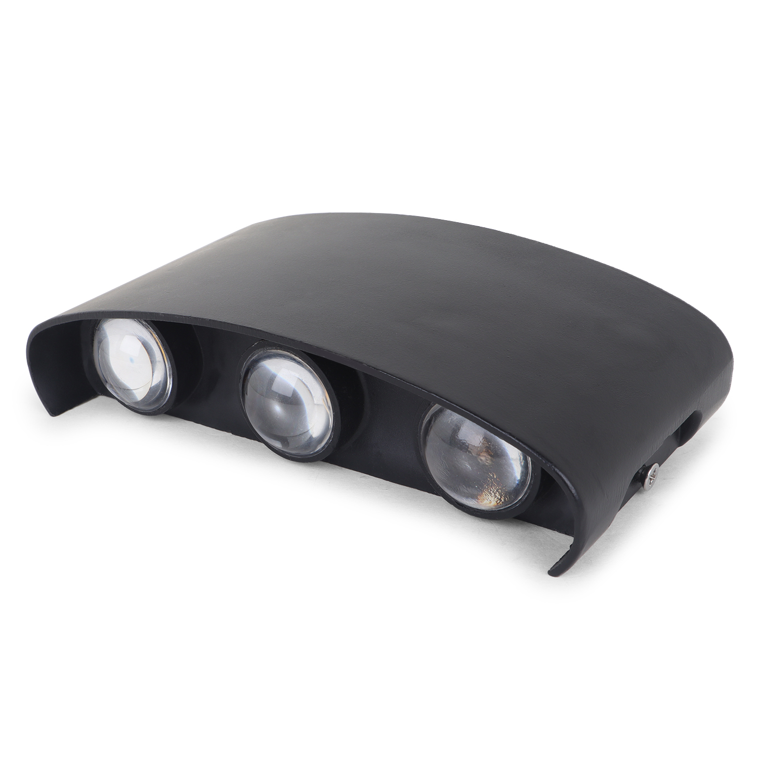 6 Way Light - Pc & Aluminium Body, Black Color | Cool Light For Commercial & Industrial Use, 1-year Warranty