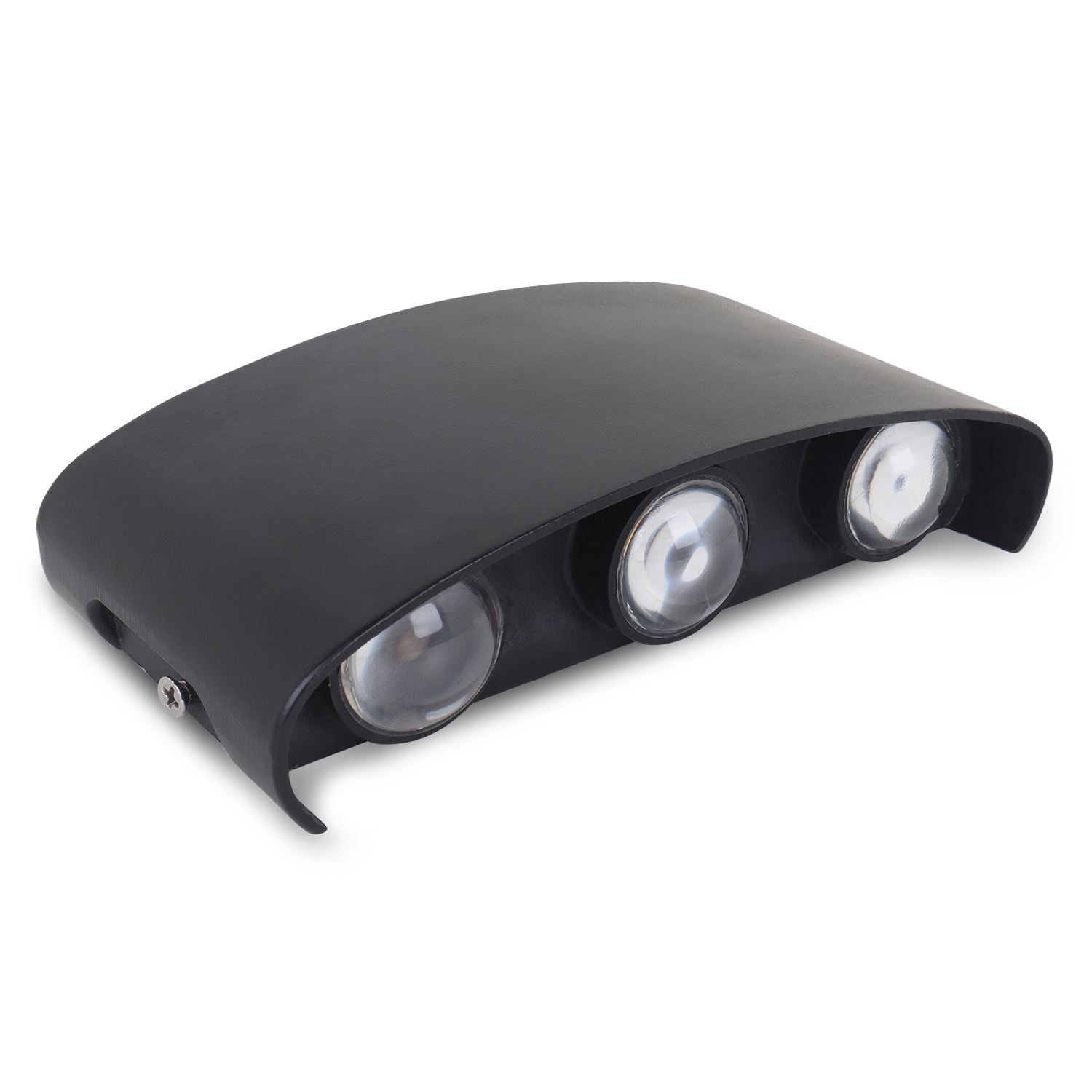 6 Way Light - Pc & Aluminium Body, Black Color | Cool Light For Commercial & Industrial Use, 1-year Warranty