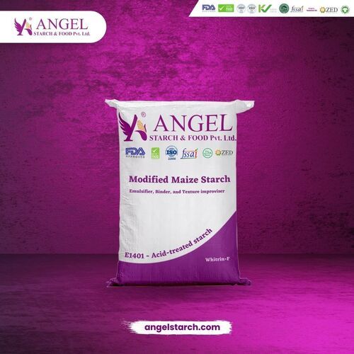 Acid Treated Starch E 1401 Maize Starch Used As Emulsifier Binder And Texture Improviser