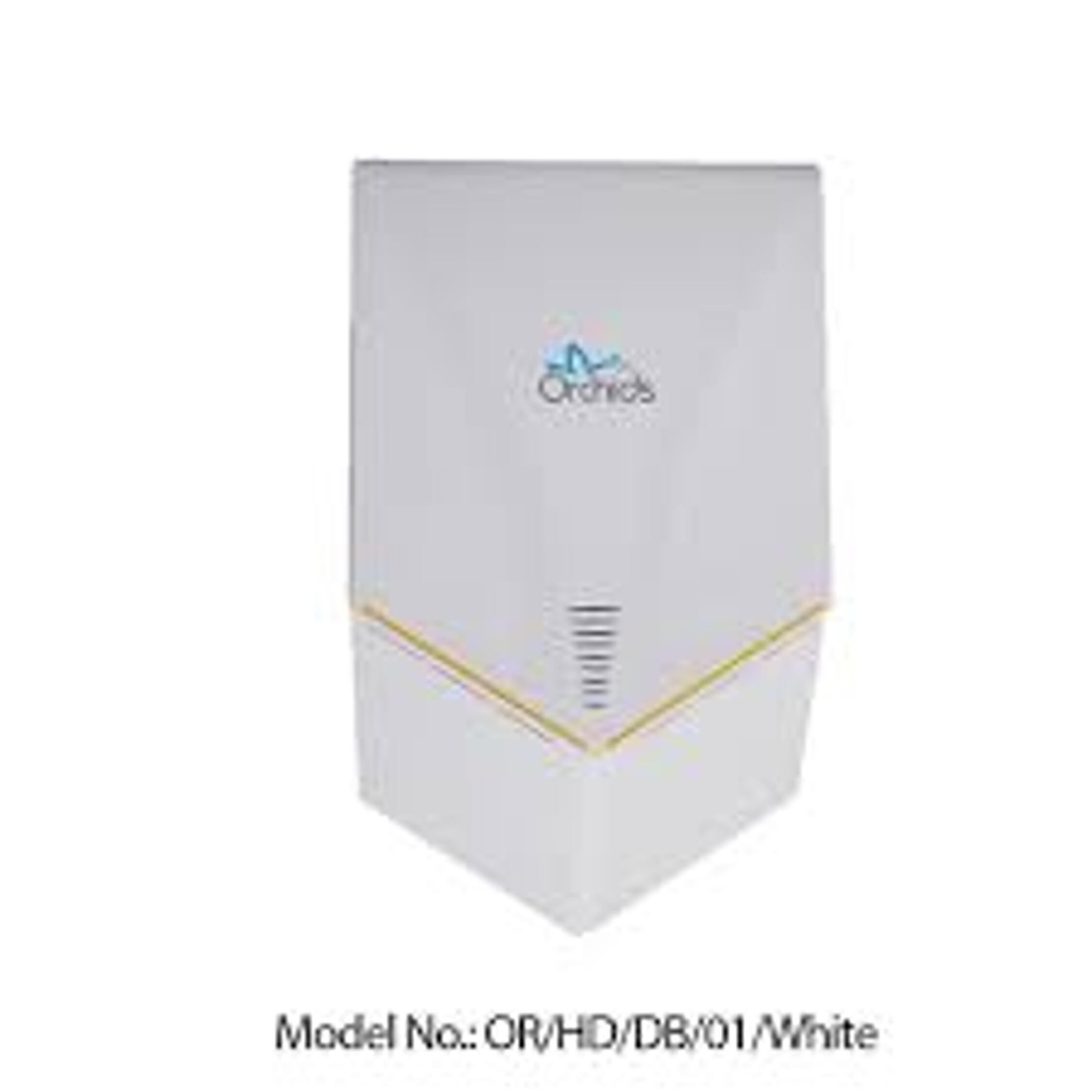 Mini Jet Twin Blower Hand Dryer - Abs, L 394 X W 234 X D 100mm, White | 1000w, 12 Sec Drying Time, Water Splash Proof, Sensor Enabled