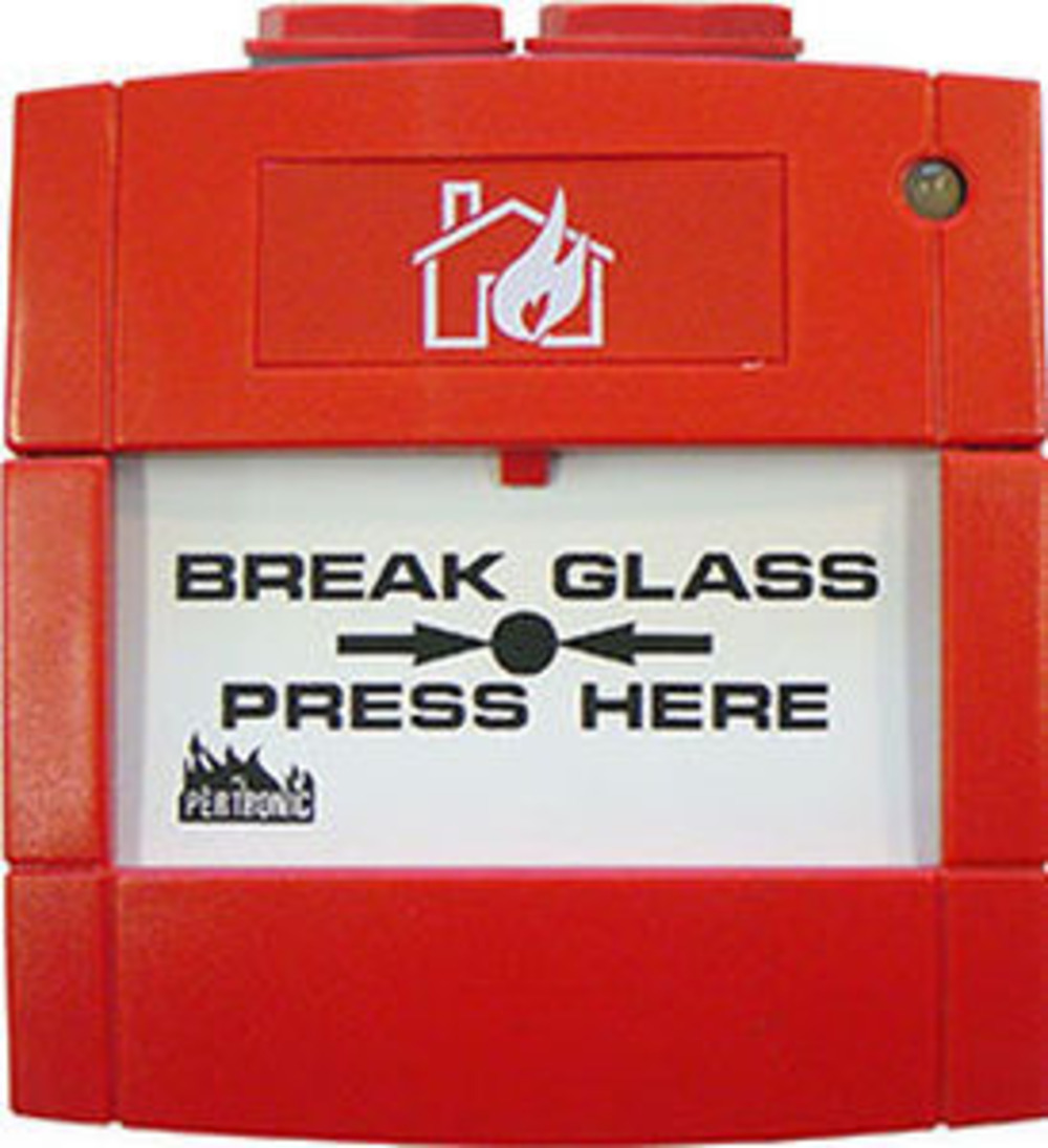 Addressable Manual Call Points - Plastic, Red Color | Designed For Industrial And Commercial Use, 1-year Warranty