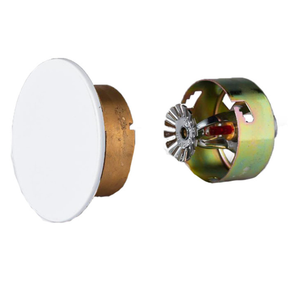 Concealed Sprinkler System - Mild Steel, Golden Finish | Aesthetic Cover Plate, Ideal For Office And Residential Use, 1-year Warranty