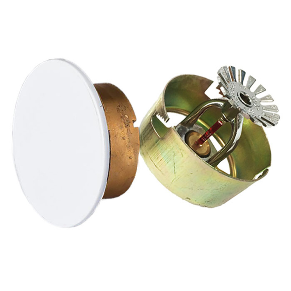 Concealed Sprinkler System - Mild Steel, Golden Finish | Aesthetic Cover Plate, Ideal For Office And Residential Use, 1-year Warranty