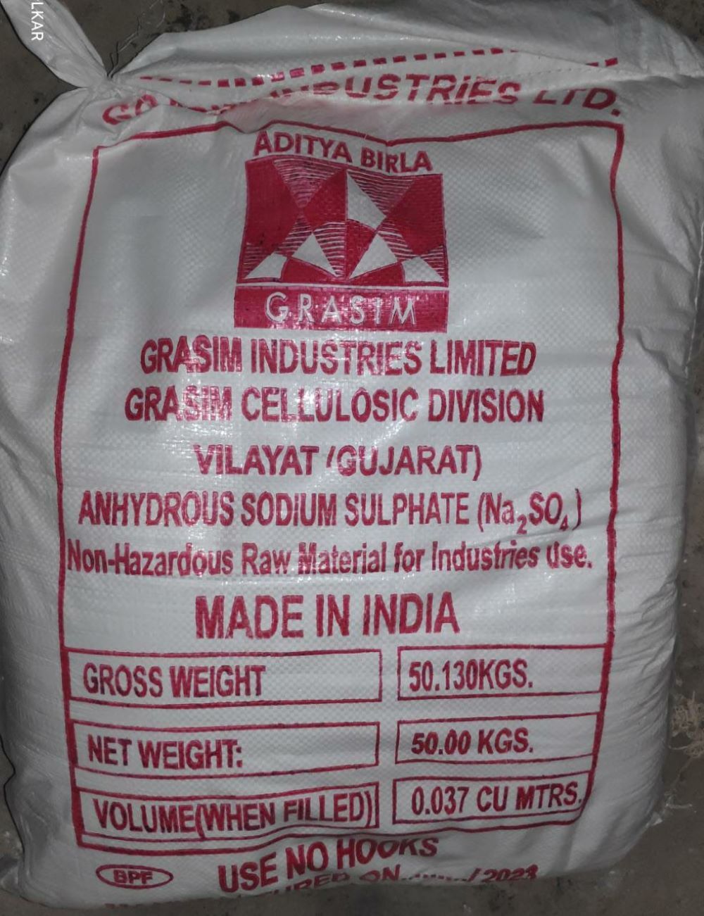 Sodium Sulphate - Anhydrous Form, Melting Point 884 °C, Boiling Point 1,429 °C, Density 2.664 G/cm3, Molecular Weight 142.04 G/mol, Cas No: 7757-82-6