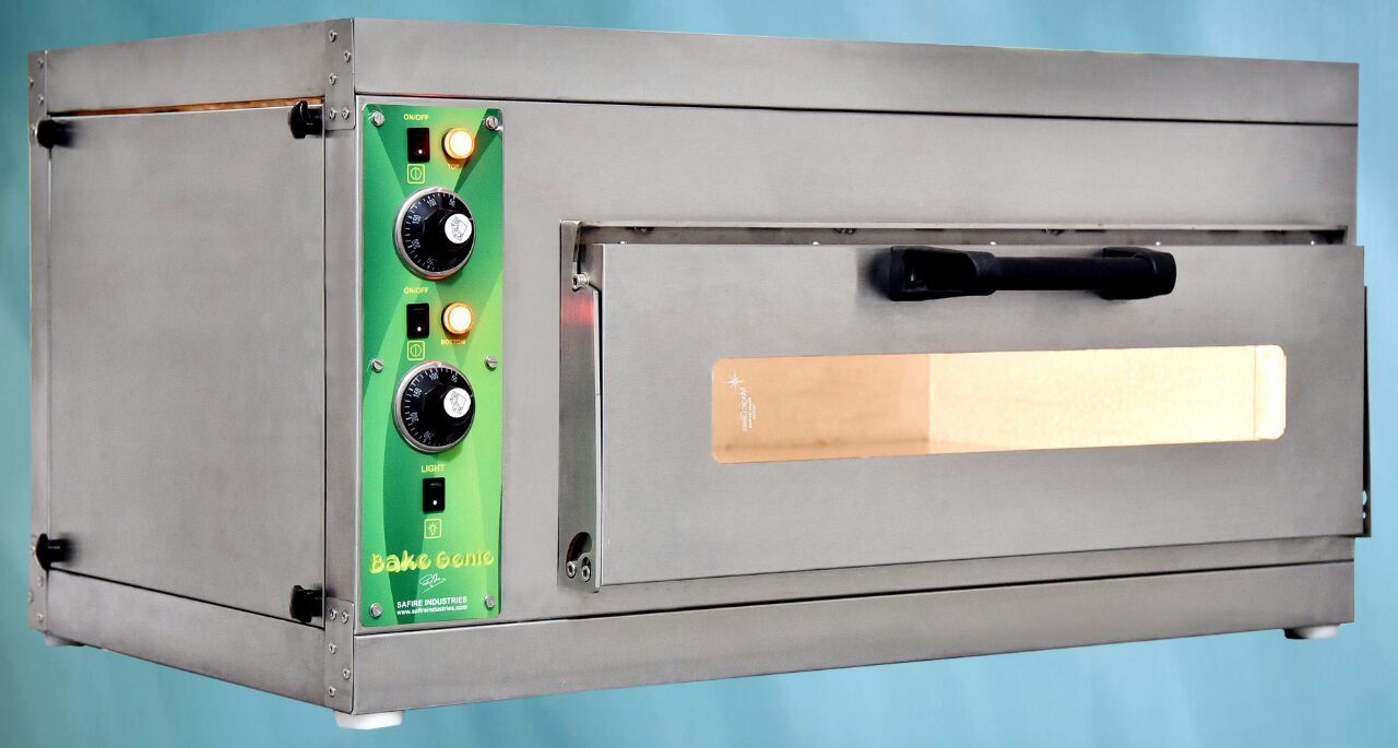 Silver 300 Electric Bake Genie Deck Oven