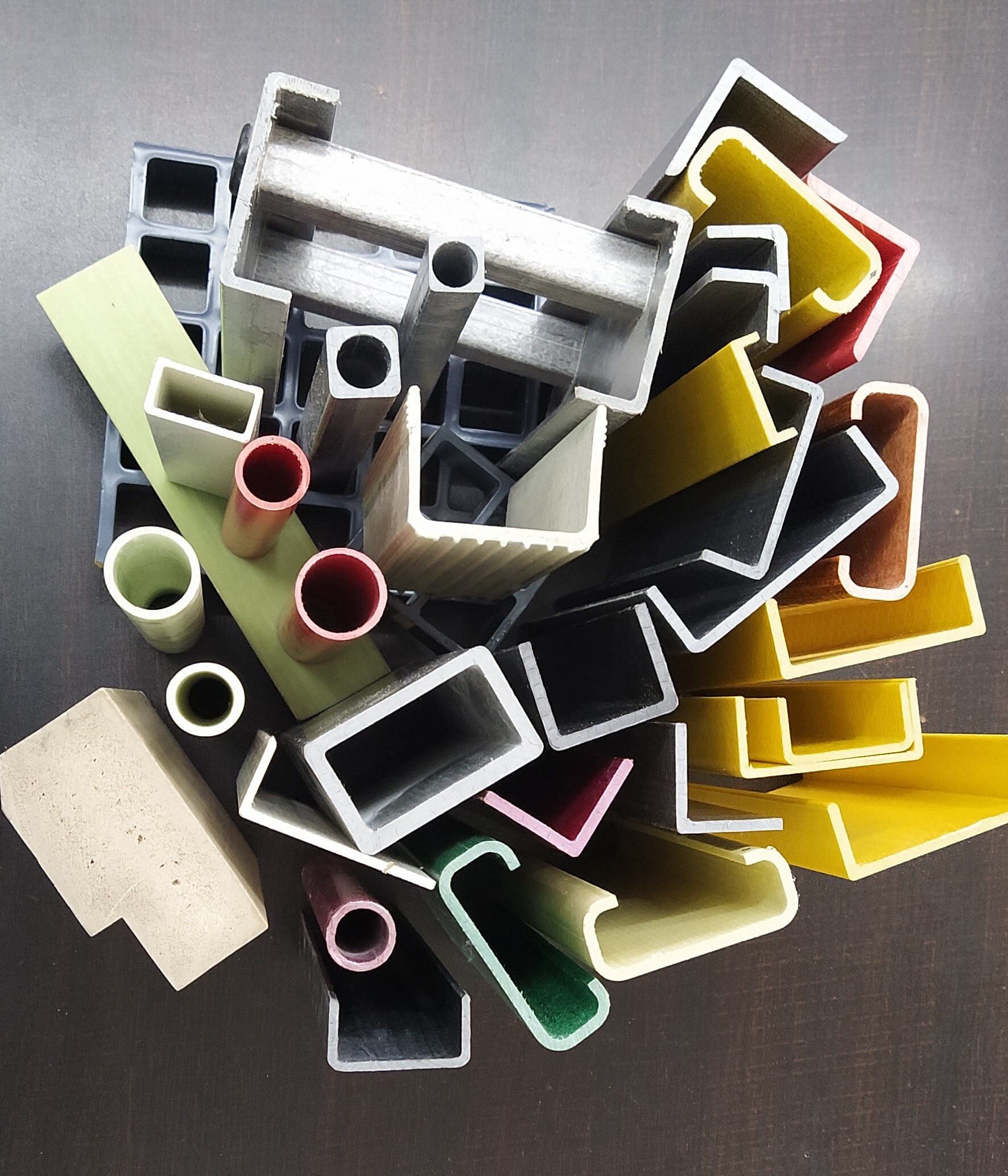 Frp Ecr Insulation Rod - Color: Netural Greenish