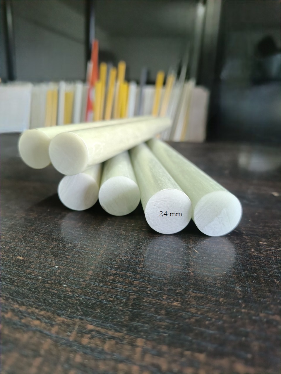 Frp Ecr Insulation Rod - Color: Netural Greenish