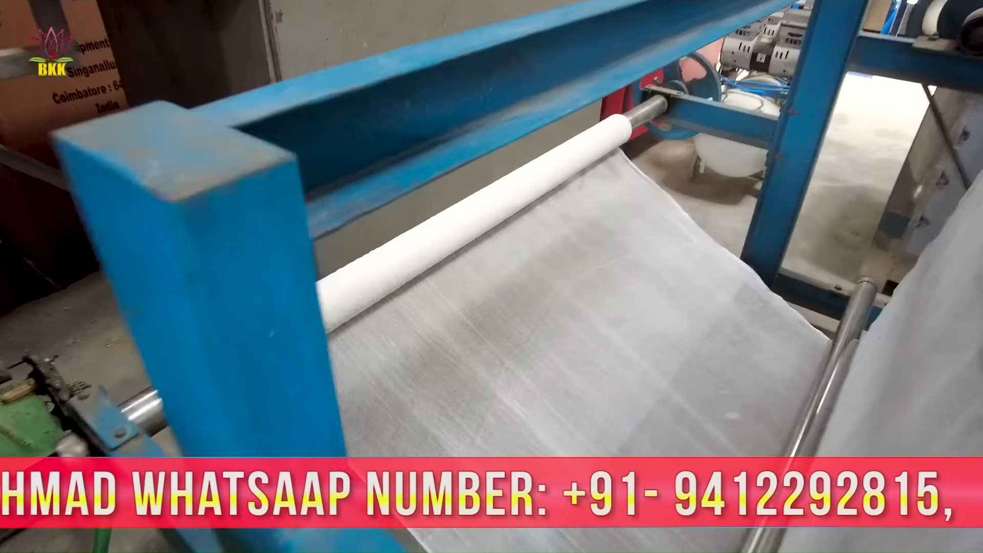 Cotton Bandage Making Machine - 800x800x1200 Mm Dimensions Blue Color 1 Hp Electric Drive Variable Speed 800 Rolls/shift Production Capacity