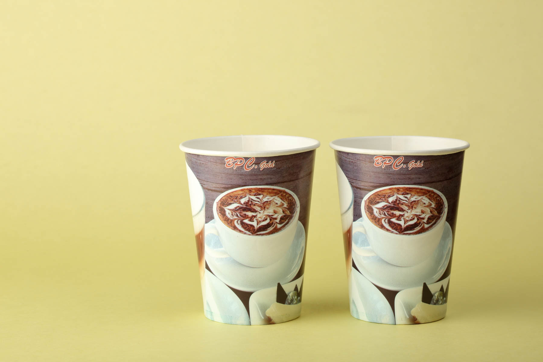 Bpc Gold Soft Drink Paper Cups - Feature: Disposable