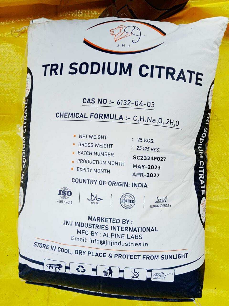 Tri Sodium Citrate Boiling Point: Decomposes
