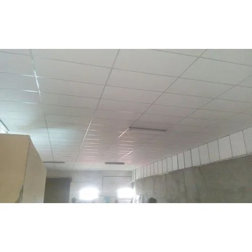 Lobby False Ceiling - Asbestos Cement, 8mm Thickness, Plain Pattern, Rectangular Shape | Durable False Ceiling Solution for Modern Interiors