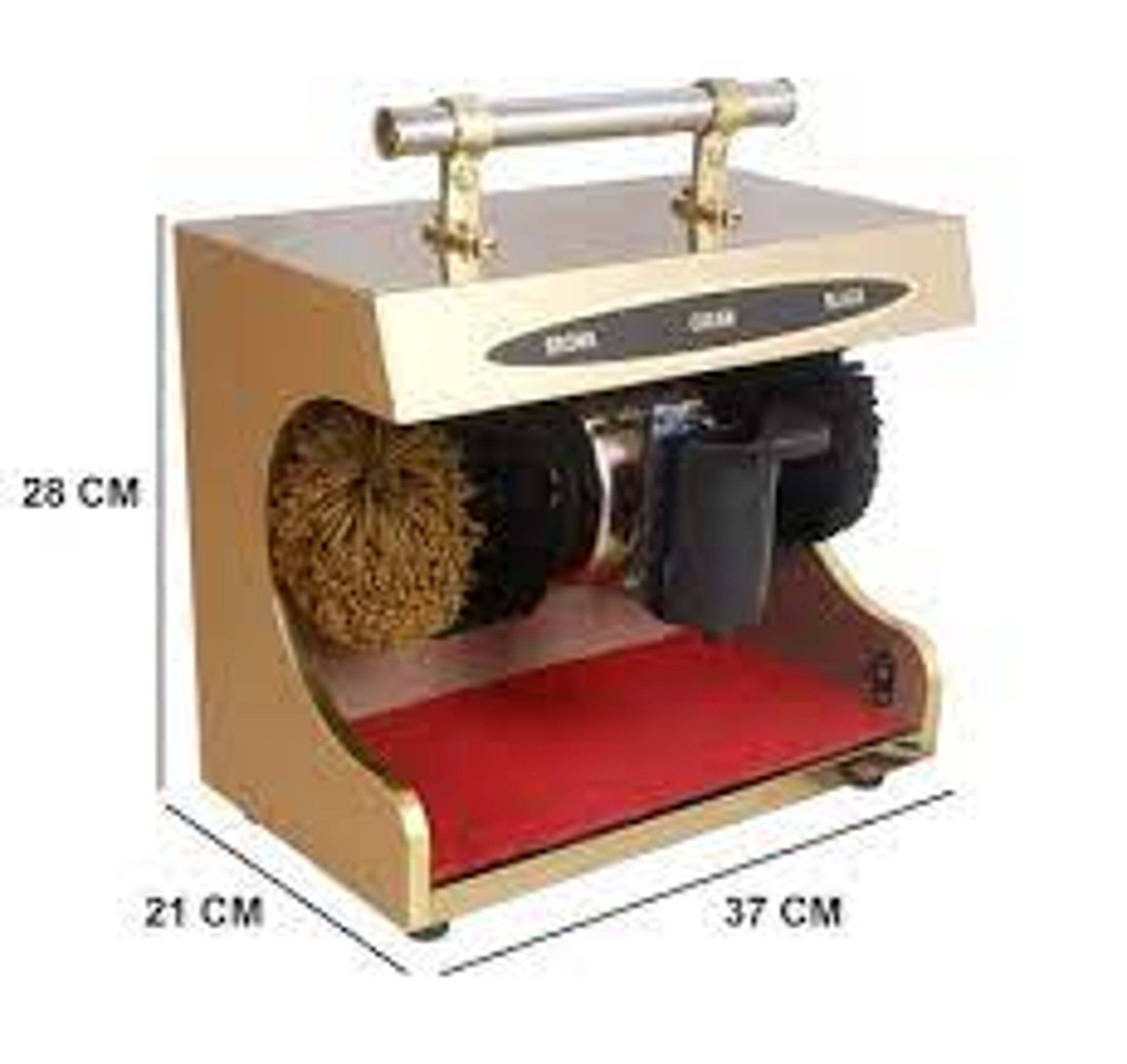 Shoe Shin Machine Golden Finish - Application: Offices