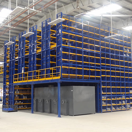 Multi-tier Slotted Angle Racks - Ms Material, Different Sizes Available, Blue Color | Precision Engineered, Durable, Long Service Life