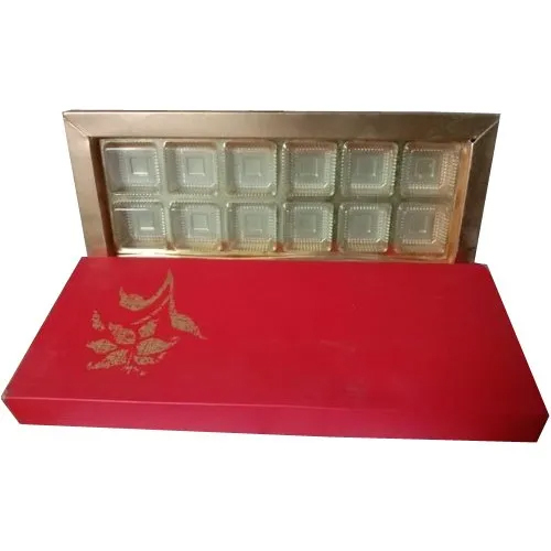 Cardboard Dry Fruit Packaging Box - Wooden Construction, 12x8x4 inches, Glossy Red Finish | UV Offset Printing, Industrial Gift Use, 1 Year Warranty