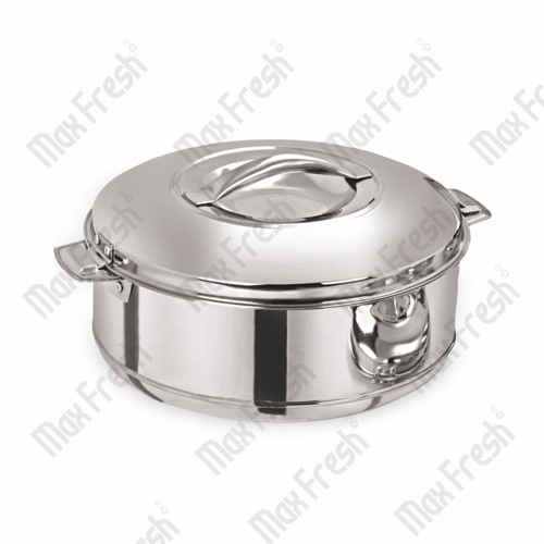 Stainless Steel Royal Casserole - 1000 to 11000 Ml Size Options | Silver Metal, High Functionality