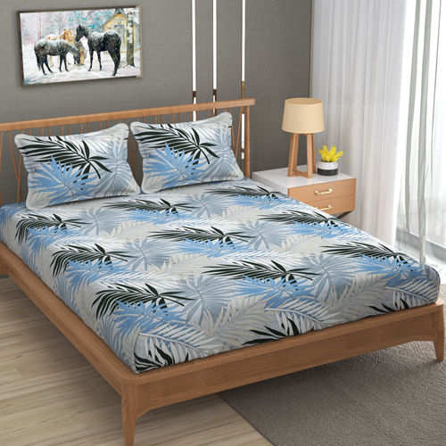 Different Available Leaf Print Flat Bed Sheets