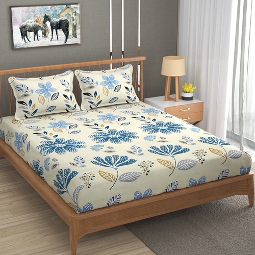 Different Available Leaf Print Flat Bed Sheets